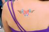 Butterfly airbrush tattoo